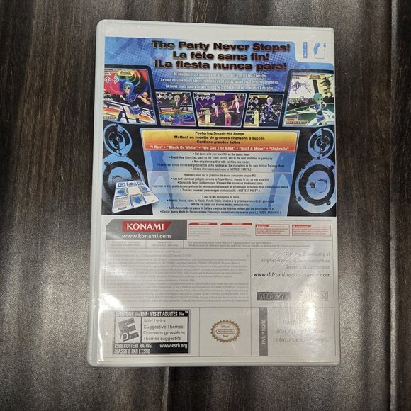 Dance Dance Revolution Hottest Party 2 (Nintendo Wii) Completr w/ 2 MATs KONAMI - Picture 5 of 5